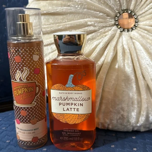 BATH & BODY WORKS SET. . . MARSHALL PUMPKIN LATTE SCENT - Picture 1 of 6